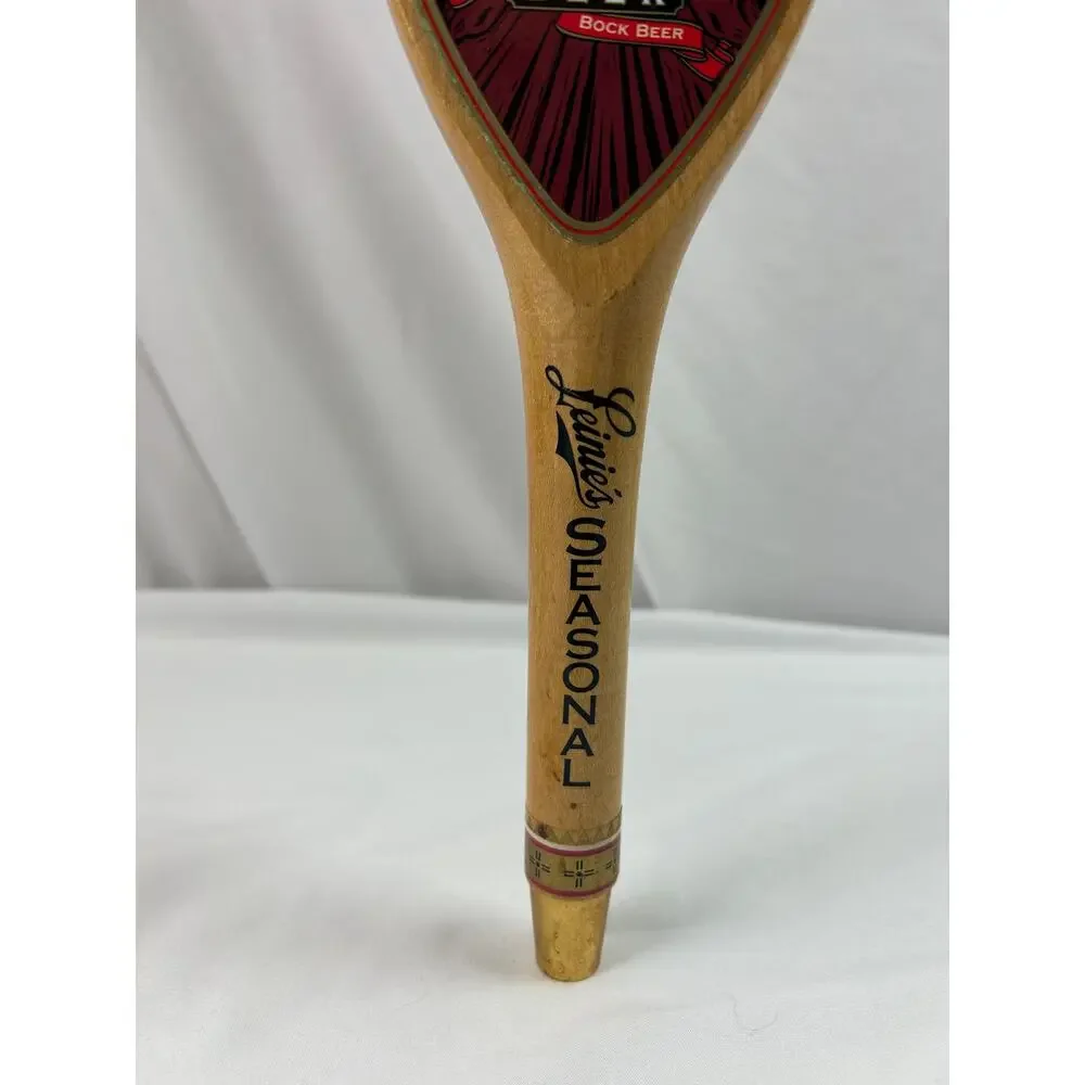 Leinenkugel's Bock Seasonal Beer Tap Handle Wood Draft Faucet Pull Knob